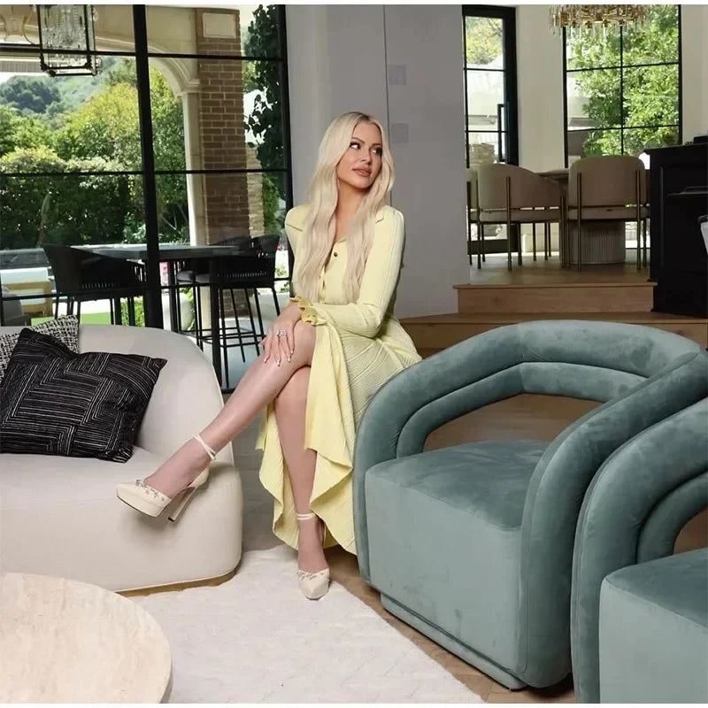 Knitted long sleeve Dress