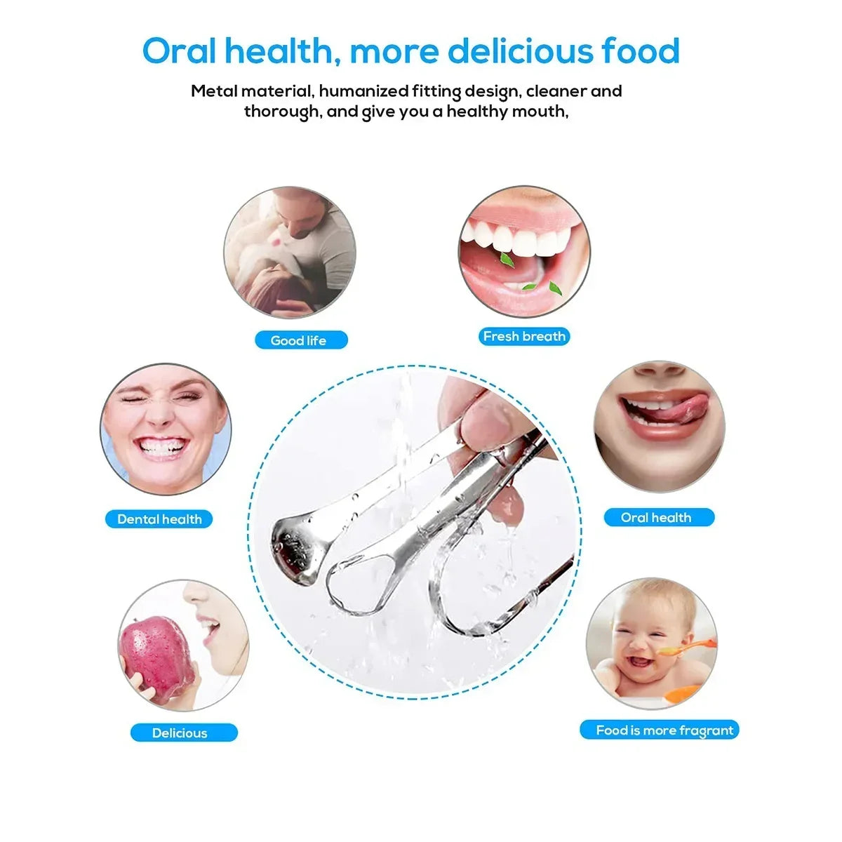 Metal Tongue Scraper